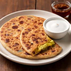 Aloo Paneer Paratha (2 Pieces)