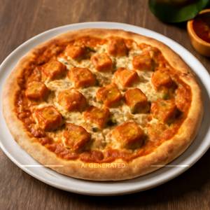 Paneer Makhani Pizza [7 inches] with Cold Beverage [Small]