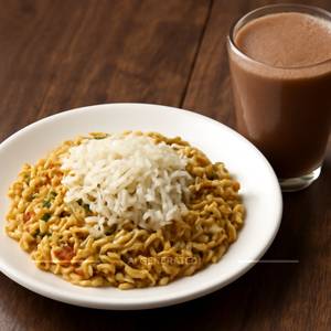 Veg Cheese Maggi + Chocolate Shake