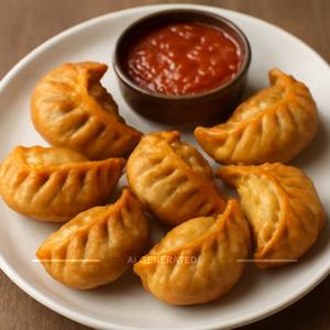 Veg Fried Momos [6 Pieces]