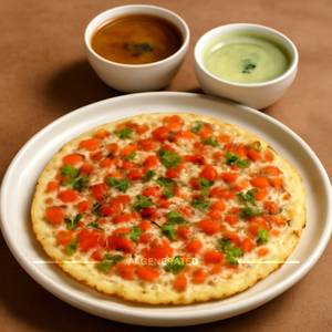 Onion Tomato Uttappam