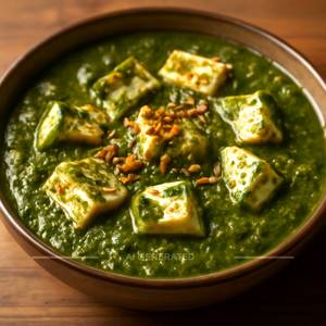 Lehsuni Palak Paneer