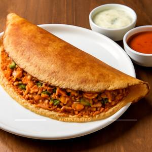Schezwan dosa