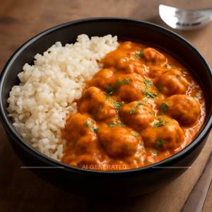 Butter Chicken Rice Bowl