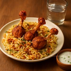 Chicken Lollipop Biryani