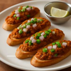 Pav Bhaji Crostini