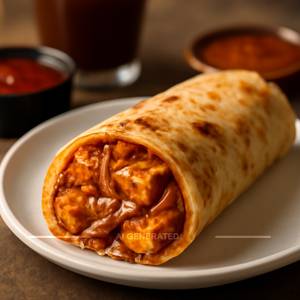 Smoky Peri Peri Paneer Cheese Frankie