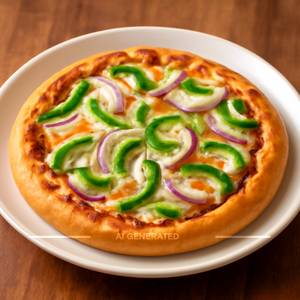 Onion Capsicum Pizza [7 inches]