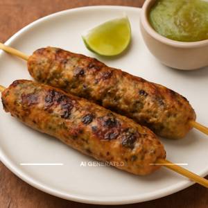 Chicken Seekh Kebab (Pack of 2)                                          