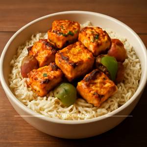 Paneer tikka rice bowl