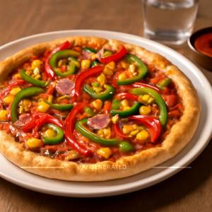 Veg Schezwan Pizza