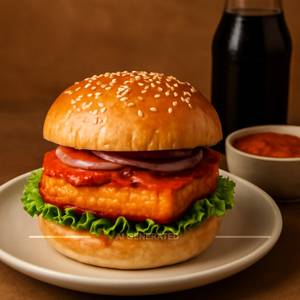Schezwan Paneer Burger