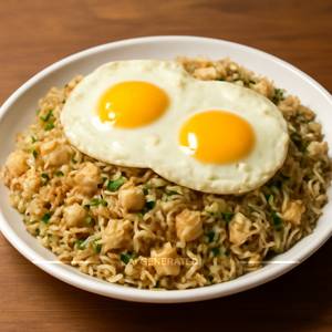 Double egg chicken fried rice