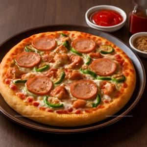 Chicken Salami Pizza