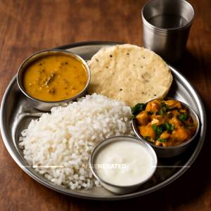 Simple Veg Thali