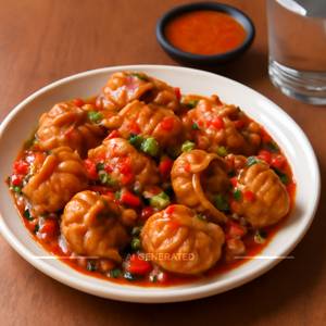 Special Chilli Chicken Momos                             