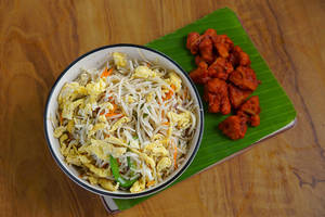 Egg Noodles With Gobi 65