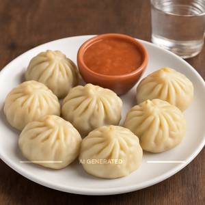Chicken Steam Momos full