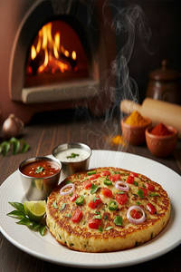 Tomato Uttapam