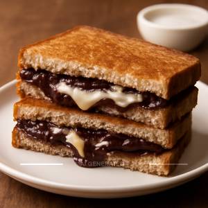 Chocolate cheese sandwich