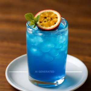 Electric Blue Mocktail