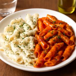 White Sauce Pasta & Red Sauce Pasta