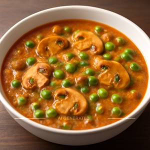 Mushroom Mutter Masala