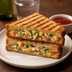 Veg Cheese Corn Sandwich