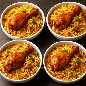 Chicken Fry Biryani [Serves 1]