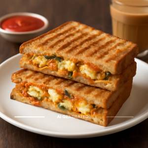 Cheese paneer sandwich