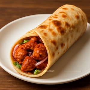 Chicken tikka wrap