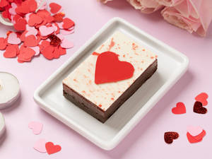 Valentine's Strawberry Brownie [1 Piece]