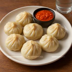 Veg momos steamed