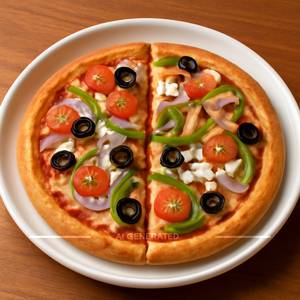 8" Half Half Pizza