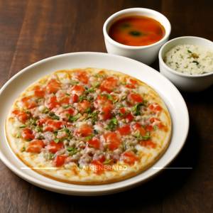 Onion Tomato Uttapam