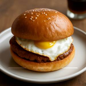 Egg burger
