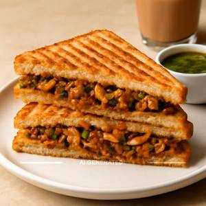 Mushroom Masala Sandwich