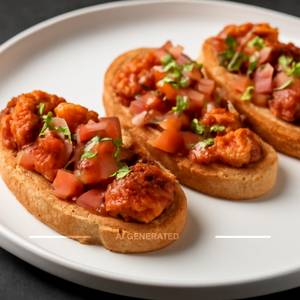Chicken Tikka Bruschetta