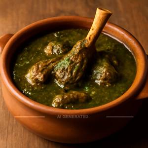 Palak Mutton Handi