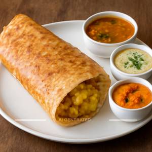 Onion Masala Dosa