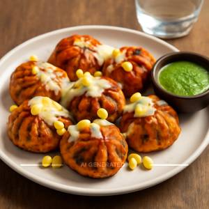 Corn Cheese Tandoori Momos