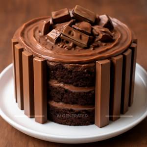 Kit Kat Chocolate Cake                                         