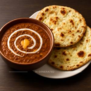 Dal Makhani With 2 Butter Naan