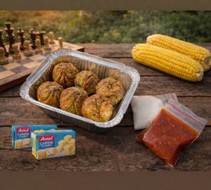 Cheese Corn Fried Momos [6 Pieces]