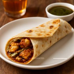 Chilly Paneer Roll