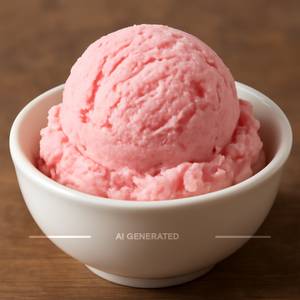 Choice of ice cream strawberry