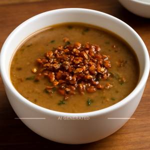 Burnt Garlic Soup