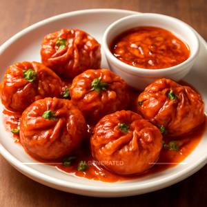 Chicken schezwan momos