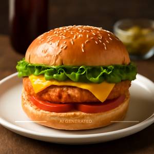 Chicken & Cheese Burger