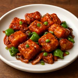 Chilli Paneer Dry (8 Pcs)